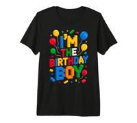 Bloques de Ladrillos de construcción I'm The Birthday Boy Master Builder Camiseta Premium
