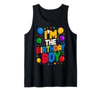 Bloques de Ladrillos de construcción I'm The Birthday Boy Master Builder Camiseta sin Mangas