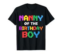 Bloques de Ladrillos Nanny of The Birthday Boy Master Builder Camiseta