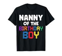 Bloques de Ladrillos Nanny of The Birthday Boy Master Builder Camiseta