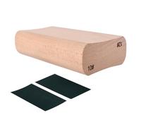 Bloques de lijado de radio, nivelación de trastes de guitarra, bloque de papel pulido de arce, almohadilla de papel para reparación de diapasón, almohadilla de papel de reparación, almohadilla de