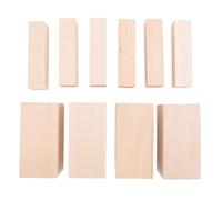 Bloques de madera de tilo para tallar, Bloques for tallar tilo for carpintería, 10 Uds., Color madera