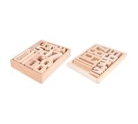 Bloques de Madera Números - Juguetes de Reconocimiento de Números, Manipulaciones de Aprendizaje de Matemáticas, Dados Aprendizaje Apilables, Bloques Digitales, Herramientas de Matemáticas para el