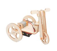Bloques De Madera para Niños - Kit De Modelos De Triciclo Eléctrico De Bricolaje, Construcción De Madera Stem para Niños Y Adultos | Juguete Educativo, Ayuda Docente Interactiva, Regalo Creativo