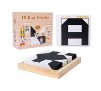 Bloques de para Adultos Juguetes de Madera para Aprendizaje Temprano