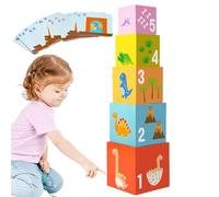 Bloques de para,Juguetes Educativos de Asociación de Colores,Bloques de Madera con Tarjetas y Actividades Pedagógicas | para Niños Niñas Juegos en Interior Sala de Juegos