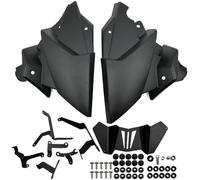 Bloques de parachoques Compatible con YAMAHA MT09 MT09 SP 2021-2024 TRACER 9 GT 900, alerones de motor, cubierta de chasis, carenado(Black)