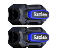 Bloques de parachoques de motocicletas - almohadillas protectores para parachoques del motor, 2 piezas | Se adapta a 0.78-1.02in tuberías | Protección contra el marco anti-caza contra la colisión para