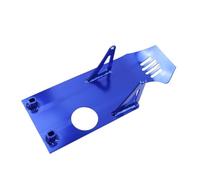Bloques de parachoques Protector de chasis de motor de motocicleta LING QI de 335 mm, cubierta protectora de cárter de aluminio.(Blue)