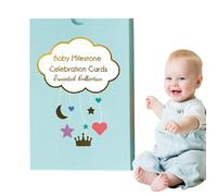 Bloques de paso, tarjetas de paso mensuales para - Señales de hito mensuales coloridos - 50X DICIR PLINES DERECHOS, FOTOGRAFÍA DE LOS GOISLES, GILLES