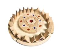 Bloques de piedras preciosas para niños, Ladrillos de construcción de piedras preciosas, Adorno de bloques de pila de madera, Bloques brillantes de aprendizaje temprano, bloques de pila educativos