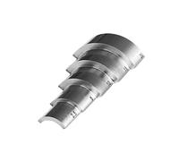 Bloques De Prueba Acero Al Carbono 1018, Bloque Curvo 5 Escalones For Medidor Espesor Ultrasónico,Control Preciso(2.5-20mm SS)