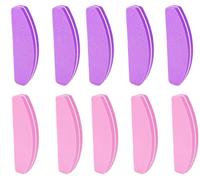 Bloques de Pulido de Uñas, 10pz bloques de almohadilla para lijar uñas,Mini Pulidor de Uñas para Uñas de Gel Profesional,bloque pulidores Nail Art Tips Tool,Taco Pulidor Uñas,Esponja de Grano 100/180