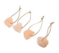 Bloques de Sal para Mascotas, Suplemento Mineral, 4 Piezas | Fácil de Colgar, Minerales Naturales, para Herbívoros, Formato Compacto para Uso Diario
