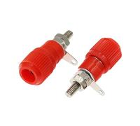 Bloques de terminales de 4 mm, Conector de Poste de unión, Conector Banana, Conector de Prueba, Terminal de Amplificador M4, 10 Unidades(S Red)