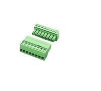 Bloques de terminales enchufables Bloque de terminales aéreo de 3,5 mm de paso, conector enchufable de 15 EGRK-3,5 mm, 2/3/4/5/6/7/8/10/12 pines, macho y hembra, 5 juegos(2P)