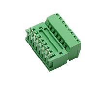 Bloques de terminales enchufables Bloque de terminales de tornillo for PCB, conector macho y hembra, 2, 3, 4, 5, 6, 7, 8, 9 y 10 pines, paso de 2,54 mm(Plug RIGHT ANGLE,2sets 3PIN)