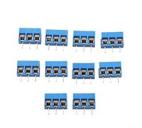 Bloques de terminales KF301-3P de 3 pines de 5,08 mm para desarrollo de unidades de programación AVR y trabajo de PCB de bricolaje