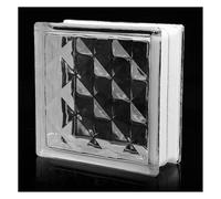 Bloques de vidrio cuadrados transparentes de alta transmitancia, para divisores de ambientes