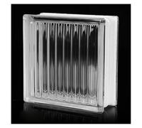 Bloques de vidrio cuadrados transparentes de alta transmitancia, para divisores de ambientes