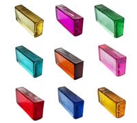 Bloques de vidrio y ladrillos de cristal Glass Block Crystal Brick Pack of 9 7.8x3.9x1.9 Inches