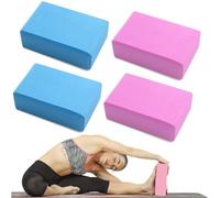 Bloques de yoga (4 unidades) de espuma EVA de alta densidad, cubos de yoga, bloques de yoga, ladrillos de gimnasia rítmica, ladrillos de yoga, ladrillos para yoga, cubo de yoga, ladrillos de yoga