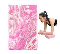 Bloques de yoga, EVA 23 x 15 x 7,5 cm. Ladrillo de yoga no deslizante con material resistente al desgaste de alta densidad, soporte de entrenamiento, pilates YeGa meditación bloque de práctica |