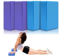 Bloques de yoga EVA de Alta Densidad Bootoow 4 PCS Antideslizante Bloque de espuma para Mejorar Fuerza y Flexibilidad