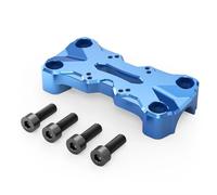 Bloques elevadores Manillar Elevador Manillar Motocicleta para Tenere 700 XTZ700 2019-24. Adaptador Reposicionamiento Abrazadera Superior Y Ajustador Extensión(Azul)