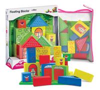 Bloques flotantes de Edushape - Bloques de espuma de construccin de bao - Juego de juguetes de espuma de bao de beb - Desarrollo infantil tem