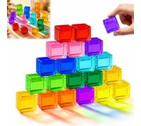 Bloques Luminosos de Acrílico, 10 Colores 20 Unidades Bloques de Luz