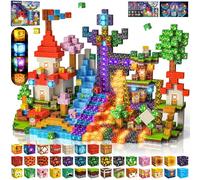 Bloques Magneticos Construccion Niños 100 Piezas 2CM 3+ Magneticas, Juego Magnetic Blocks Tiles Construcción, Juguetes Montessori para Niños 4 5 6 7 8 9 10 11 12 Regalos de Cumpleaños para Niñas
