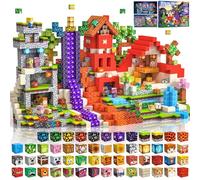 Bloques Magneticos Construccion Niños 220 Piezas 2CM 3+ Magneticas, Juego Magnetic Blocks Tiles Construcción, Juguetes Montessori para Niños 4 5 6 7 8 9 10 11 12 Regalos de Cumpleaños para Niñas