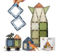 Bloques magnéticos construcción niños Juego magnético Juego de imanes 60 Piezas magnéticas Bloques construcción Juegos Infantiles Stem Construcciones magnéticas