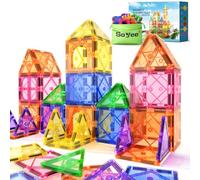 Bloques Magneticos Construccion Niños Piezas Magneticas Juguetes Niños 3 Años Construcciones Magneticas Bloques Construccion Magnetic Tiles Magnetic Blocks Juegos Educativos Niños 3 4 5 6 7 8 años