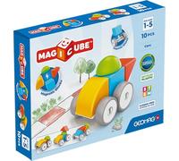 Bloques Magnticos - GEOMAG - Magicube 308 - 10 piezas - Varias formas - Vehculos - Plstico reciclado
