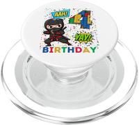 Bloques Ninja para niños de 4º cumpleaños PopSockets PopGrip para MagSafe