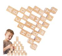 Bloques Para - Aprendizaje Interactivo Pedagógico,Bloques de construcción de letras | para Aprendizaje Juego Familiar Desarrollo Educativo en Hogar y Clase para Niñas y Niños
