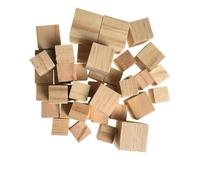 Bloques para tallar madera Cubos De Madera 1 A 5 Cm, Bloques Naturales Sin Terminar For Manualidades, Cuadrados For Matemáticas, Rompecabezas, Y Proyectos Bricolaje(1PC 5CM)