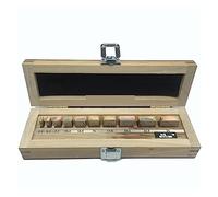 Bloques patrón, 2,5-25mm 0 grado, juego de bloques de calibre de acero de calibre de bloque de inspección de micrómetro, calibre de bloque 10 unids/caja(1 grade)