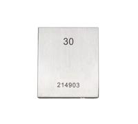 Bloques patrón, Calibrador Vernier de acero grado 0, bloque de medición de acero, calibre de acero de 10 mm, 20 mm, 30 mm y 50 mm.(20mm)