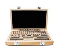 Bloques patrón, Juego de bloques patrón de calibrador métrico de grado 0, estándar for mediciones.(32)