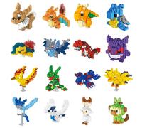 Bloques pequeños de Pokémon Nanoblock Charizard Kyogre Groudon Rayquaza, modelo educativo, juguetes gráficos para niños, juguetes de regalo de cumpleaños A-314 with box