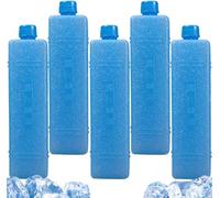 Bloques Refrigerantes, 5Piezas 200ml hielo n evera portatil, caja de c ristal de hielo,Acumuladores Frio para n evera Portatil, Caja Hielo para EnfriAire Picnics Bolsas Frías Fiambreras Camping