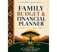 BLOS™ Family Budget & Financial Planner: 4-Year Bill Payment, Debt Payoff & Savings Tracker