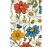 Blossom Brilliance: A Notebook of Vivid Florals & Creativity: 110 Pages for Writing, Journaling & Sketching with a Burst of Color