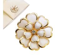 Blossom Fastener Charms - Retro DIY Clothing Ornaments, Shaped Decorative Buckles | Acento de clásico, decoración elegante para mujeres, damas socios, actualizaciones creativas de Wardrobe