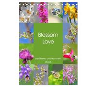Blossom Love, von Bienen und Hummeln (Tischkalender 2026 DIN A5 hoch), CALVENDO Monatskalender: Geflügelte Faszination Honigbiene.