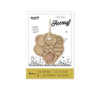 Blossombs Bomba de semillas - Decoración para regalo "Hip hip hurra" - Globos (1 ud.) - un regalo original y práctico en uno