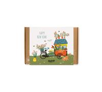 Blossombs Bombas de semillas - Set de regalo pequeño - Feliz nuevo hogar (7 uds) - un regalo original y práctico, todo en uno